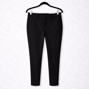 Old Navy Pixie Pants Black High Rise Slim Ankle Work Career Size 4